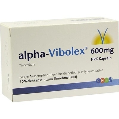 ALPHA VIBOLEX 600 mg HRK Weichkapseln ALPHA VIBOLEX 600 mg HRK Weichkapseln