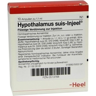 HYPOTHALAMUS suis Injeel Ampullen HYPOTHALAMUS suis Injeel Ampullen
