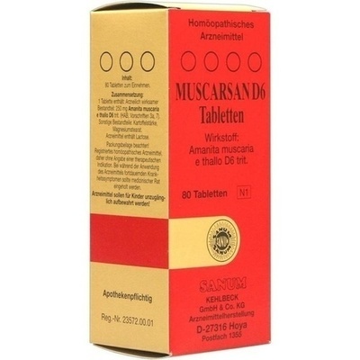 MUSCARSAN D 6 Tabletten MUSCARSAN D 6 Tabletten