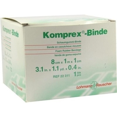 KOMPREX Schaumgummi Binde 8 cmx1 m Stärke 1 cm