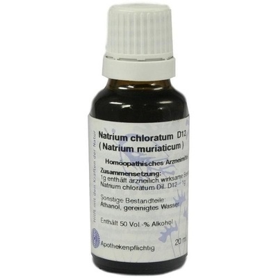 NATRIUM MURIATICUM D 12 Dilution NATRIUM MURIATICUM D 12 Dilution