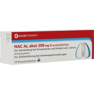 NAC AL akut 200 mg Brausetabletten NAC AL akut 200 mg Brausetabletten