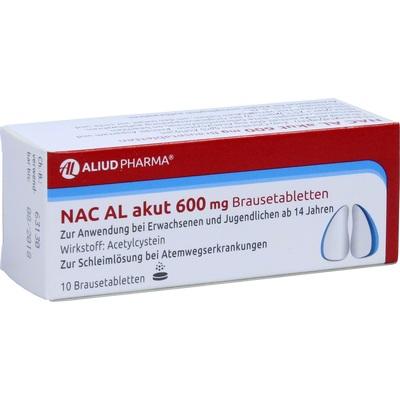 NAC AL akut 600 mg Brausetabletten NAC AL akut 600 mg Brausetabletten