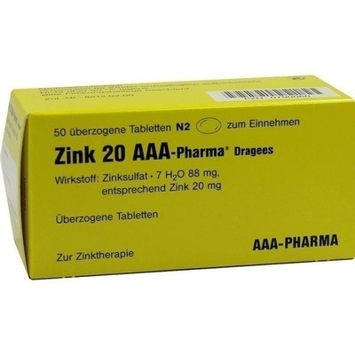 ZINK 20 AAA-Pharma Dragees