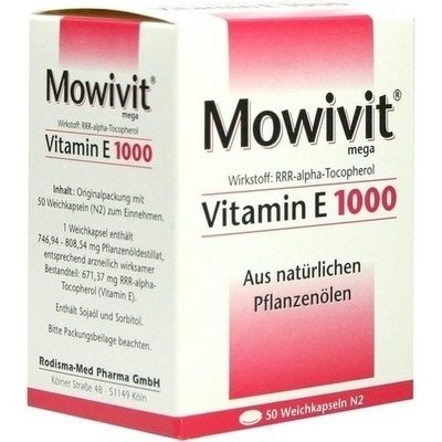 MOWIVIT Vitamin E 1000 Kapseln