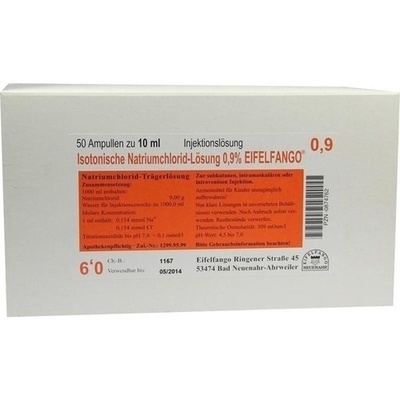 ISOTONISCHE NaCl Lösung 0,9% Eifelfango Inj.-Lsg.