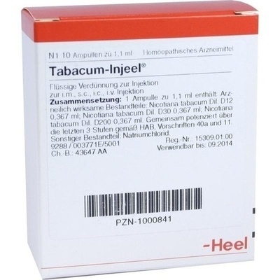 TABACUM INJEEL Ampullen TABACUM INJEEL Ampullen