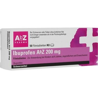 IBUPROFEN AbZ 200 mg Filmtabletten