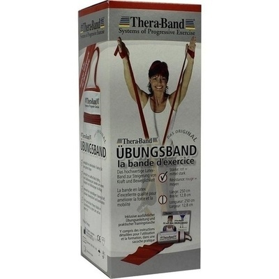 THERA BAND 2,5 m mittel stark rot