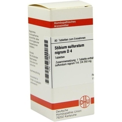 STIBIUM SULFURATUM NIGRUM D 4 Tabletten STIBIUM SULFURATUM NIGRUM D 4 Tabletten