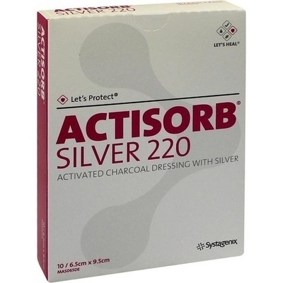 ACTISORB 220 Silver 6,5x9,5 cm steril Kompressen ACTISORB 220 Silver 6,5x9,5 cm steril Kompressen
