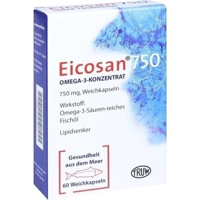 EICOSAN 750 Omega-3 Konzentrat Weichkapseln EICOSAN 750 Omega-3 Konzentrat Weichkapseln