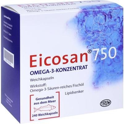 EICOSAN 750 Omega-3 Konzentrat Weichkapseln EICOSAN 750 Omega-3 Konzentrat Weichkapseln
