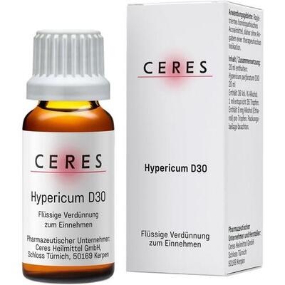 CERES Hypericum D 30 Dilution CERES Hypericum D 30 Dilution