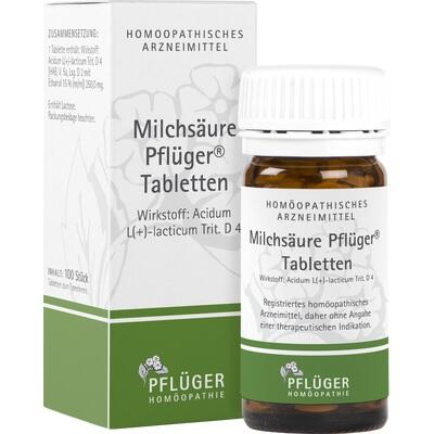 MILCHSÄURE Pflüger Tabletten MILCHSÄURE Pflüger Tabletten