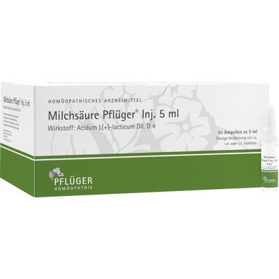 MILCHSÄURE Pflüger Injektionslösung 5 ml