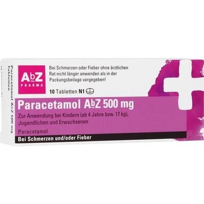 PARACETAMOL AbZ 500 mg Tabletten