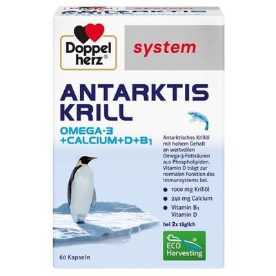 DOPPELHERZ Antarktis Krill system Kapseln DOPPELHERZ Antarktis Krill system Kapseln
