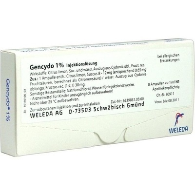 GENCYDO 1% Injektionslösung