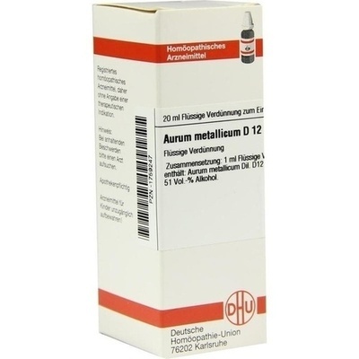 AURUM METALLICUM D 12 Dilution - package_sizes: 20 ml