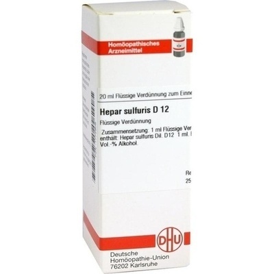 HEPAR SULFURIS D 12 Dilution