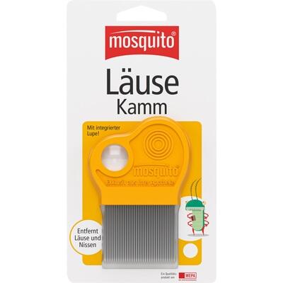 MOSQUITO Nissenkamm Metall mit Lupe