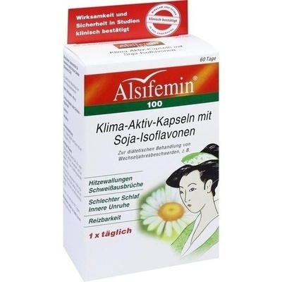 ALSIFEMIN 100 Klima-Aktiv m.Soja 1x1 Kapseln ALSIFEMIN 100 Klima-Aktiv m.Soja 1x1 Kapseln