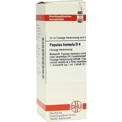 POPULUS TREMULA D 4 Dilution