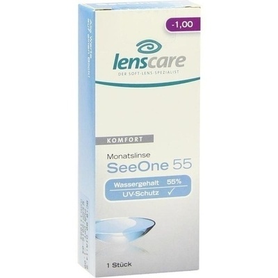 LENSCARE SeeOne 55 Monatslinse -1,00 dpt