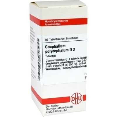 GNAPHALIUM POLYCEPHALUM D 3 Tabletten