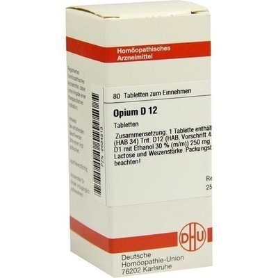 OPIUM D 12 Tabletten - package_sizes: 80 St