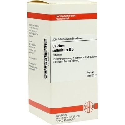 CALCIUM SULFURICUM D 6 Tabletten