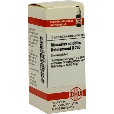 MERCURIUS SOLUBILIS Hahnemanni D 200 Globuli - package_sizes: 10 g