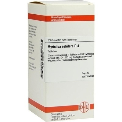 MYRISTICA SEBIFERA D 4 Tabletten