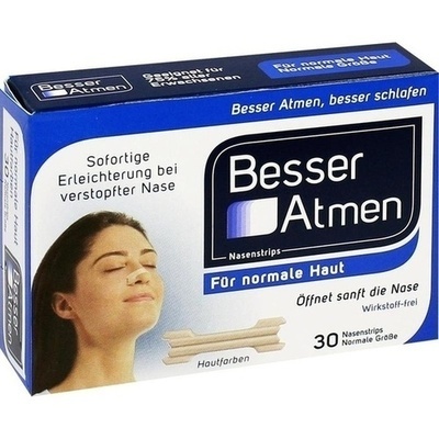 BESSER Atmen Nasenstrips normale Größe beige