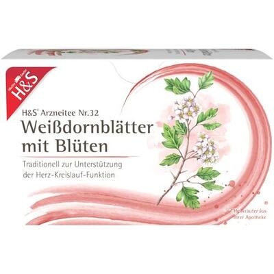 H&S Weißdornblätter mit Blüten Filterbeutel H&S Weißdornblätter mit Blüten Filterbeutel