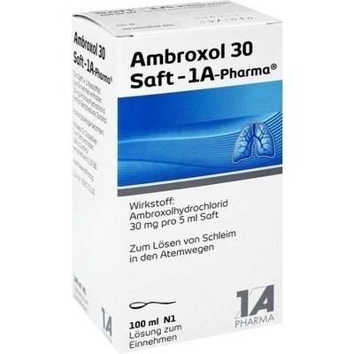 AMBROXOL 30 Saft-1A Pharma AMBROXOL 30 Saft-1A Pharma