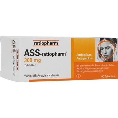 ASS-ratiopharm 300 mg Tabletten ASS-ratiopharm 300 mg Tabletten