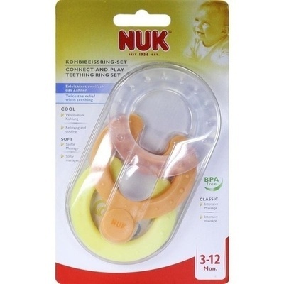 NUK Kombi-Beißring-Set Blisterkarte