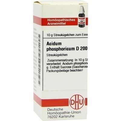 ACIDUM PHOSPHORICUM D 200 Globuli - package_sizes: 10 g