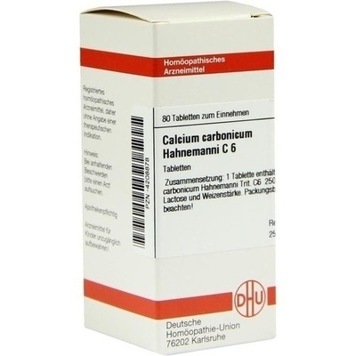 CALCIUM CARBONICUM Hahnemanni C 6 Tabletten