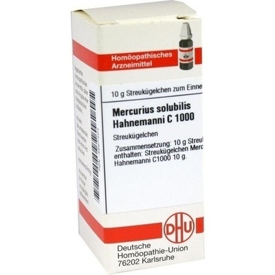 MERCURIUS SOLUBILIS Hahnemanni C 1000 Globuli - package_sizes: 10 g