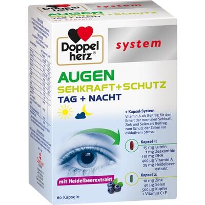 DOPPELHERZ Augen Sehkraft+Schutz system Kapseln DOPPELHERZ Augen Sehkraft+Schutz system Kapseln