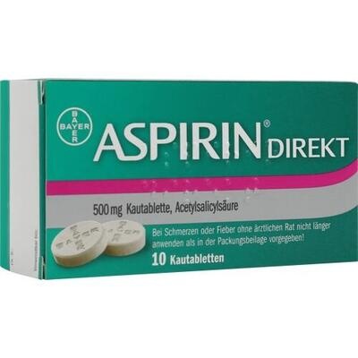 ASPIRIN Direkt Kautabletten ASPIRIN Direkt Kautabletten