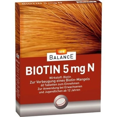 GEHE BALANCE Biotin 5 mg N Tabletten