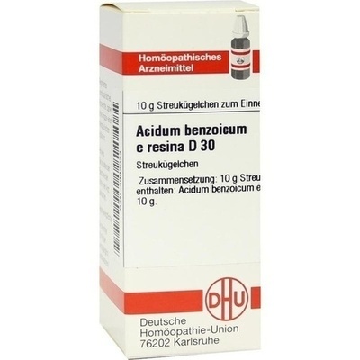 ACIDUM BENZOICUM E Resina D 30 Globuli