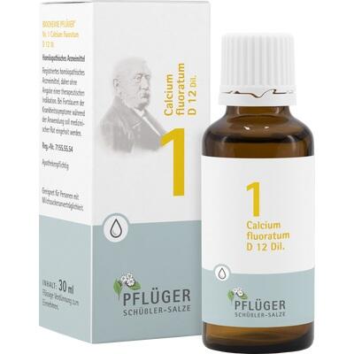 BIOCHEMIE Pflüger 1 Calcium fluoratum D 12 Tropfen BIOCHEMIE Pflüger 1 Calcium fluoratum D 12 Tropfen