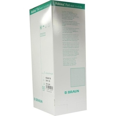ASKINA Pad Wundauflage 5x5 cm nicht haftend