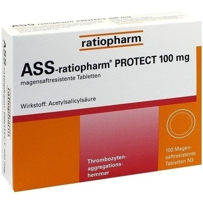 ASS-ratiopharm PROTECT 100 mg magensaftr.Tabletten