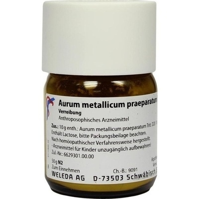 AURUM METALLICUM PRAEPARATUM D 20 Trituration